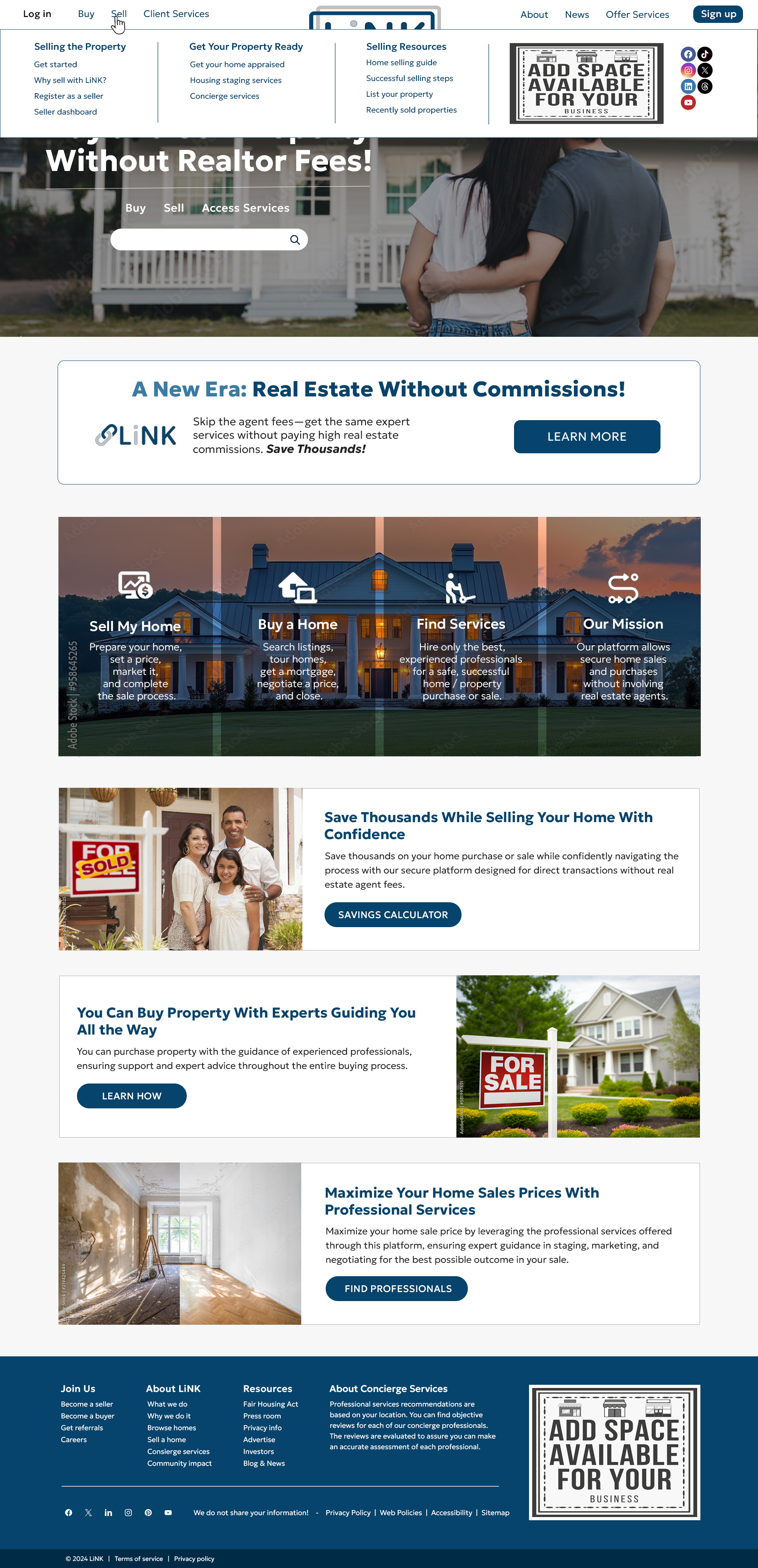 Frontpage v2d menu | Desktop
