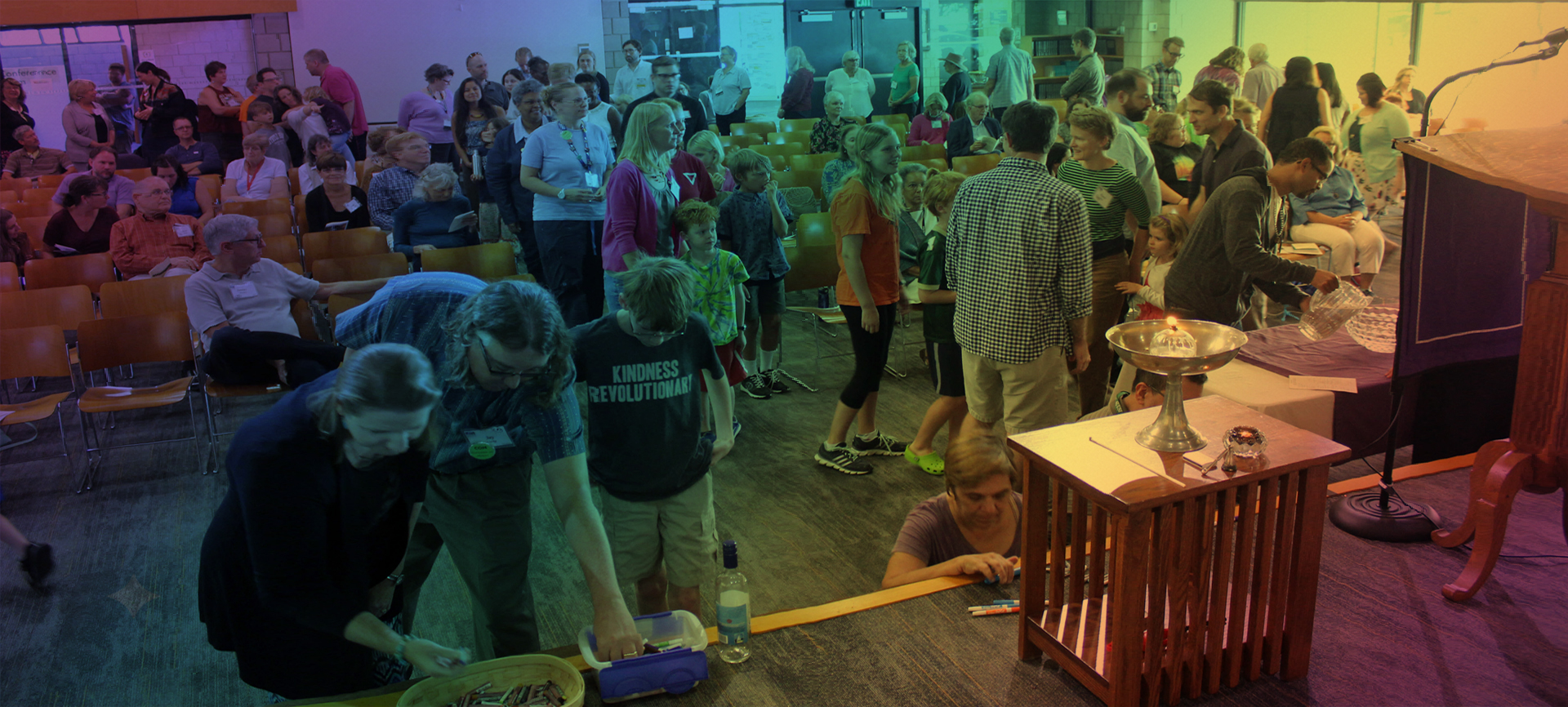 First UU of Richmond congregation gathered