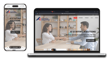 A1 Staffing web design
