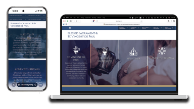 Blessed Sacrament St. Vincent website