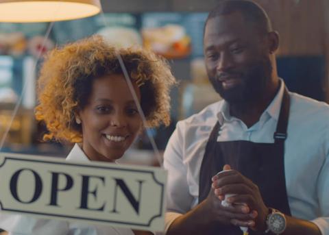 Business owners opening store