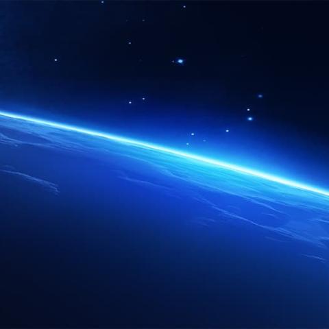 Earth from orbit