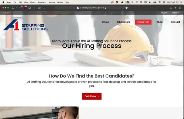 Hiring process desktop