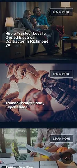 C.R. Phillips Electrical mobile website — view 5