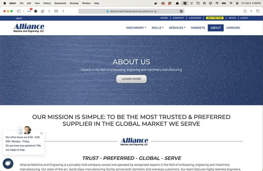 About us desktop