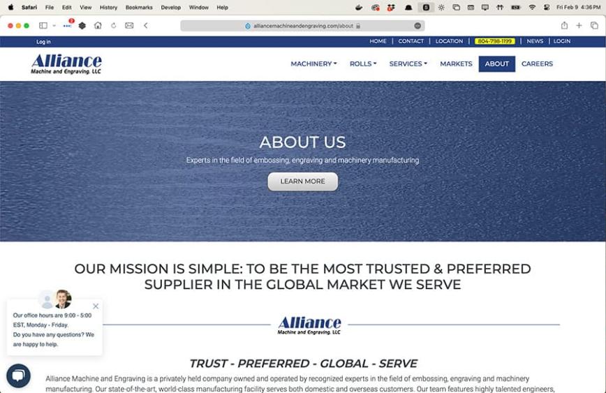 About us desktop