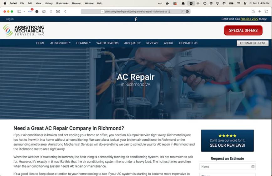 AC Repair desktop