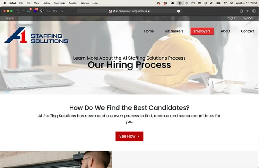 Hiring process desktop