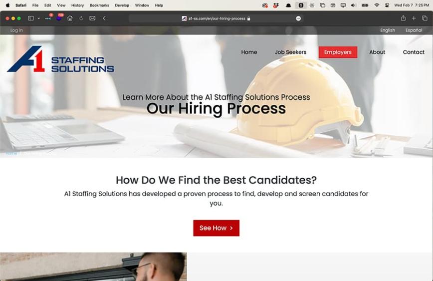 Hiring process desktop